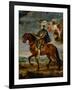 Equestrian Portrait of King Philip (Felipe) II of Spain (1527-1598)-Peter Paul Rubens-Framed Giclee Print