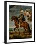 Equestrian Portrait of King Philip (Felipe) II of Spain (1527-1598)-Peter Paul Rubens-Framed Giclee Print