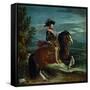 Equestrian Portrait of King Philip IV (1605-1665)-Diego Velazquez-Framed Stretched Canvas