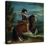Equestrian Portrait of King Philip IV (1605-1665)-Diego Velazquez-Stretched Canvas