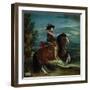 Equestrian Portrait of King Philip IV (1605-1665)-Diego Velazquez-Framed Giclee Print