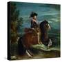 Equestrian Portrait of King Philip IV (1605-1665)-Diego Velazquez-Stretched Canvas