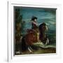 Equestrian Portrait of King Philip IV (1605-1665)-Diego Velazquez-Framed Giclee Print