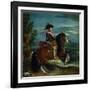 Equestrian Portrait of King Philip IV (1605-1665)-Diego Velazquez-Framed Giclee Print