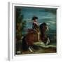 Equestrian Portrait of King Philip IV (1605-1665)-Diego Velazquez-Framed Giclee Print