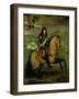 Equestrian Portrait of Louis XIV (1638-1715) Crowned by Victory, circa 1692-Pierre Mignard-Framed Giclee Print