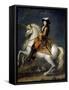Equestrian Portrait of Louis XIV (1638-171)-René-Antoine Houasse-Framed Stretched Canvas