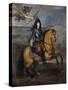 Equestrian Portrait of Louis XIV at the Siege of Namur-Pierre Mignard-Stretched Canvas