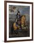 Equestrian Portrait of Louis XIV at the Siege of Namur-Pierre Mignard-Framed Giclee Print