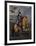 Equestrian Portrait of Louis XIV at the Siege of Namur-Pierre Mignard-Framed Giclee Print