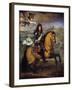 Equestrian Portrait of Louis XIV of France, by Pierre Mignard-null-Framed Giclee Print