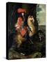 Equestrian Portrait of Louis XIV-Charles Le Brun-Stretched Canvas