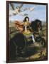 Equestrian Portrait of Louis XIV-Pierre Mignard-Framed Premium Giclee Print