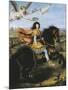 Equestrian Portrait of Louis XIV-Pierre Mignard-Mounted Premium Giclee Print