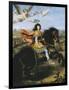 Equestrian Portrait of Louis XIV-Pierre Mignard-Framed Premium Giclee Print