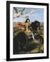 Equestrian Portrait of Louis XIV-Pierre Mignard-Framed Art Print