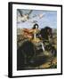 Equestrian Portrait of Louis XIV-Pierre Mignard-Framed Art Print