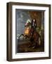 Equestrian Portrait of Louis XIV-Charles Le Brun-Framed Giclee Print