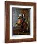 Equestrian Portrait of Louis XIV-Charles Le Brun-Framed Giclee Print