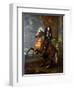 Equestrian Portrait of Louis XIV-Charles Le Brun-Framed Giclee Print