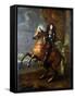 Equestrian Portrait of Louis XIV-Charles Le Brun-Framed Stretched Canvas