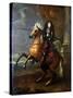 Equestrian Portrait of Louis XIV-Charles Le Brun-Stretched Canvas