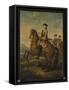 Equestrian Portrait of Louis XV (Oil on Canvas)-Charles Parrocel-Framed Stretched Canvas