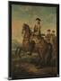 Equestrian Portrait of Louis XV (Oil on Canvas)-Charles Parrocel-Mounted Giclee Print
