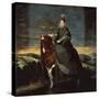 Equestrian Portrait of Margarita d'Austria-Diego Velazquez-Stretched Canvas