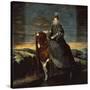 Equestrian Portrait of Margarita d'Austria-Diego Velazquez-Stretched Canvas