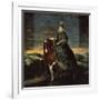 Equestrian Portrait of Margarita d'Austria-Diego Velazquez-Framed Giclee Print