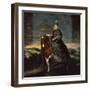 Equestrian Portrait of Margarita d'Austria-Diego Velazquez-Framed Giclee Print
