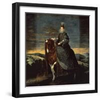 Equestrian Portrait of Margarita d'Austria-Diego Velazquez-Framed Giclee Print