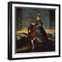 Equestrian Portrait of Margarita d'Austria-Diego Velazquez-Framed Giclee Print