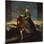 Equestrian Portrait of Margarita d'Austria-Diego Velazquez-Mounted Giclee Print
