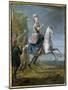 Equestrian Portrait of Maria Leszczynska (1703-68)-Jean-Baptiste Martin-Mounted Giclee Print