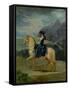 Equestrian Portrait of Maria Teresa De Vallabriga-Suzanne Valadon-Framed Stretched Canvas