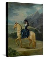 Equestrian Portrait of Maria Teresa De Vallabriga-Suzanne Valadon-Stretched Canvas