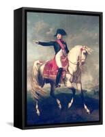 Equestrian Portrait of Napoleon I (1769-1821) 1810-Joseph Chabord-Framed Stretched Canvas