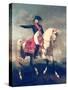 Equestrian Portrait of Napoleon I (1769-1821) 1810-Joseph Chabord-Stretched Canvas