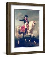 Equestrian Portrait of Napoleon I (1769-1821) 1810-Joseph Chabord-Framed Giclee Print