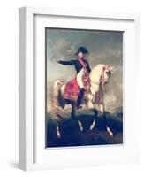 Equestrian Portrait of Napoleon I (1769-1821) 1810-Joseph Chabord-Framed Giclee Print