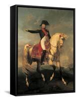 Equestrian Portrait of Napoleon I, 1810-Joseph Chabord-Framed Stretched Canvas