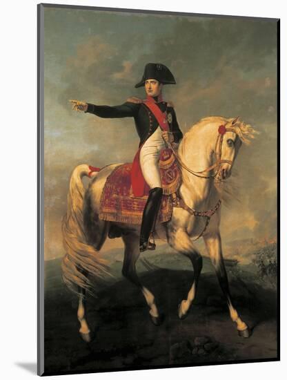 Equestrian Portrait of Napoleon I, 1810-Joseph Chabord-Mounted Giclee Print