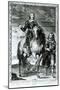 Equestrian Portrait of Oliver Cromwell-null-Mounted Giclee Print