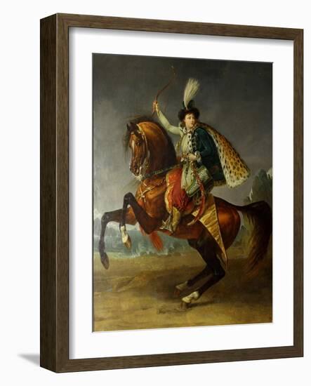 Equestrian Portrait of Prince Boris Nikolayevich Yusupov (1794-184), 1809-Antoine-Jean Gros-Framed Giclee Print