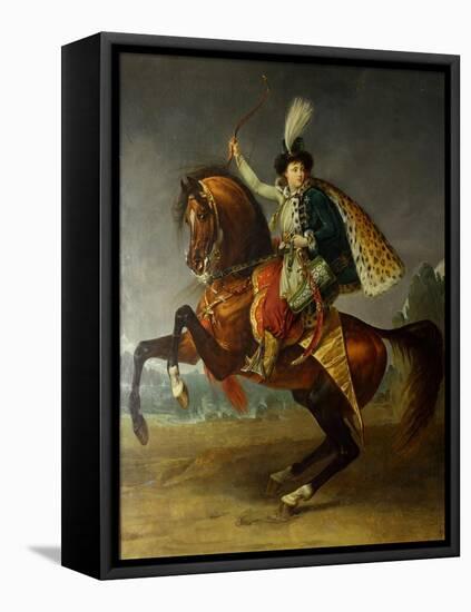 Equestrian Portrait of Prince Boris Nikolayevich Yusupov (1794-184), 1809-Antoine-Jean Gros-Framed Stretched Canvas