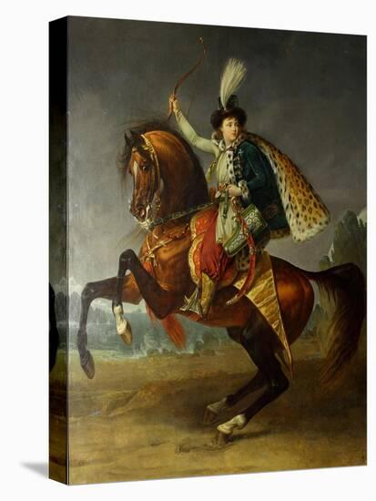 Equestrian Portrait of Prince Boris Nikolayevich Yusupov (1794-184), 1809-Antoine-Jean Gros-Stretched Canvas