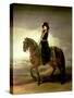 Equestrian Portrait of Queen Maria Luisa Wife of King Charles IV of Spain-Francisco de Goya-Stretched Canvas