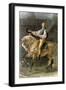 Equestrian Portrait of Stanislas Kostka Potocki 1781-Jacques-Louis David-Framed Giclee Print